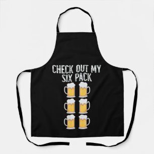 Bekijk mijn 6-pak grappige beers Gym Lover Schort