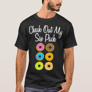 Bekijk mijn 6-pak grappige donut abnormale spier t-shirt