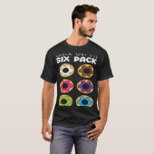 Bekijk mijn 6 pakjes donut voedsel donuts t-shirt (Voorkant volledig)