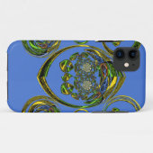 Bekijk mijn blauwe curves Case-Mate iPhone case (Achterkant (horizontaal))