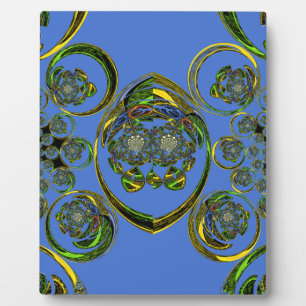 Bekijk mijn blauwe curves fotoplaat