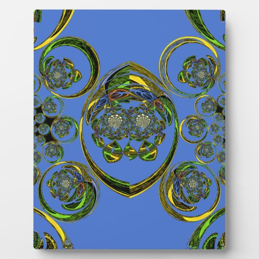 Bekijk mijn blauwe curves fotoplaat (Voorkant)