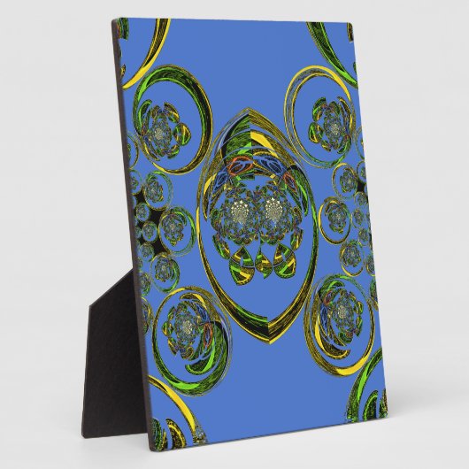 Bekijk mijn blauwe curves fotoplaat (Zijkant)