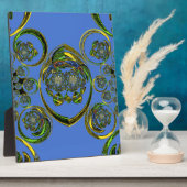 Bekijk mijn blauwe curves fotoplaat (Zijkant)