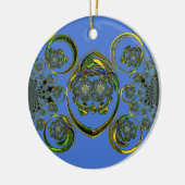 Bekijk mijn blauwe curves keramisch ornament (Links)