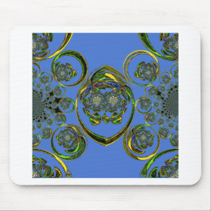 Bekijk mijn blauwe curves muismat