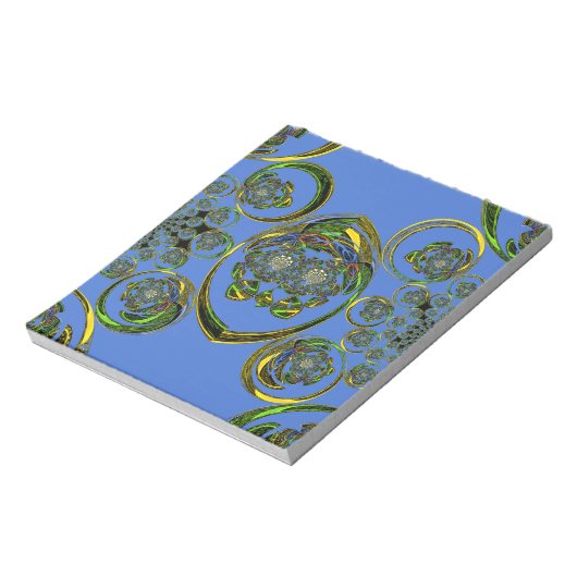 Bekijk mijn blauwe curves notitieblok (Linkerzijde)