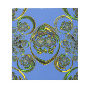 Bekijk mijn blauwe curves notitieblok