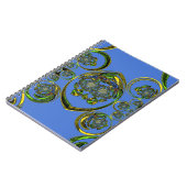 Bekijk mijn blauwe curves notitieboek (Linkerzijde)