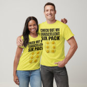 Bekijk mijn EggsCellent Six Pack - Eieren T-shirt (Unisex)