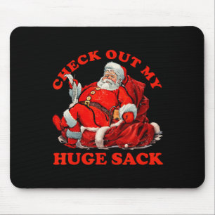 Bekijk mijn enorme zak Santa Christmas 2024 1 Muismat
