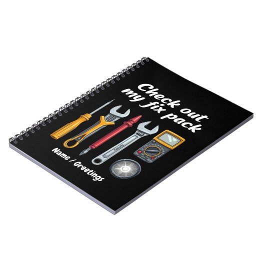 Bekijk mijn Fixpack de Premium Kit Custom Notitieboek (Linkerzijde)