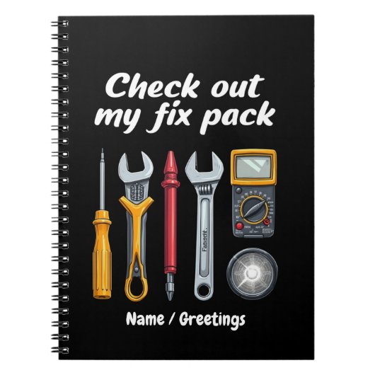 Bekijk mijn Fixpack de Premium Kit Custom Notitieboek (Voorkant)