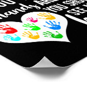 Bekijk mijn hart op volle school poster (Hoek)