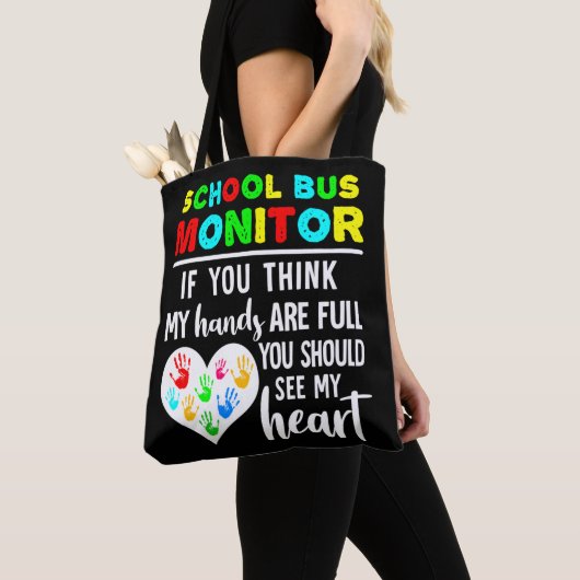 Bekijk mijn hart op volle school tote bag (Dichtbij)