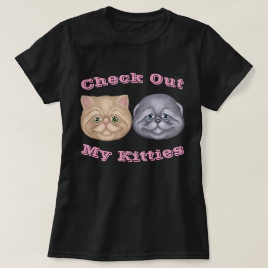 Bekijk mijn Katten T-shirt (Design voorkant)
