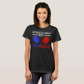 Bekijk mijn leuke tassen Cornhole T-shirt (Voorkant volledig)