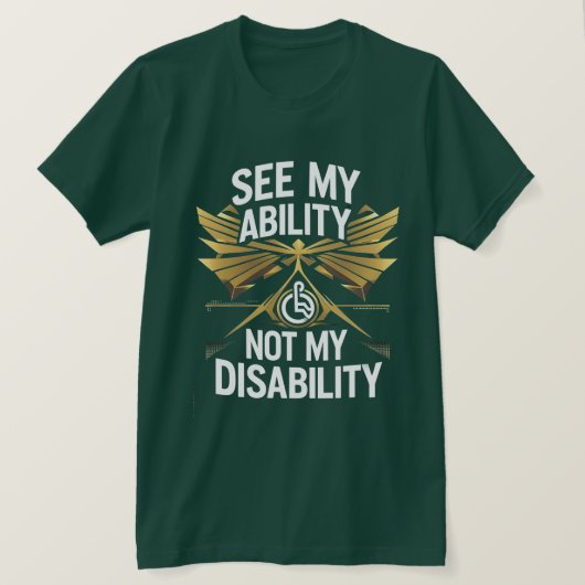 Bekijk mijn mogelijkheden – Empowerment T-shirt de (Design voorkant)