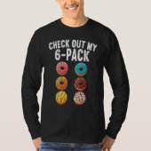 Bekijk mijn pakket van 6 stuks donut Sarcastic Gym T-shirt (Voorkant)