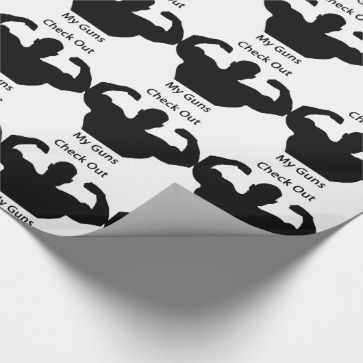 Bekijk mijn pistolen cadeaupapier (Hoek)