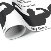 Bekijk mijn pistolen cadeaupapier (Rol Hoek)