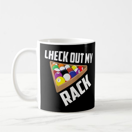 Bekijk mijn Rack Cute Billiard Fans Funny Pool Ga Koffiemok (Links)
