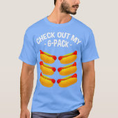Bekijk mijn Si Pack 6Pack Hot dog Workout T-shirt (Voorkant)