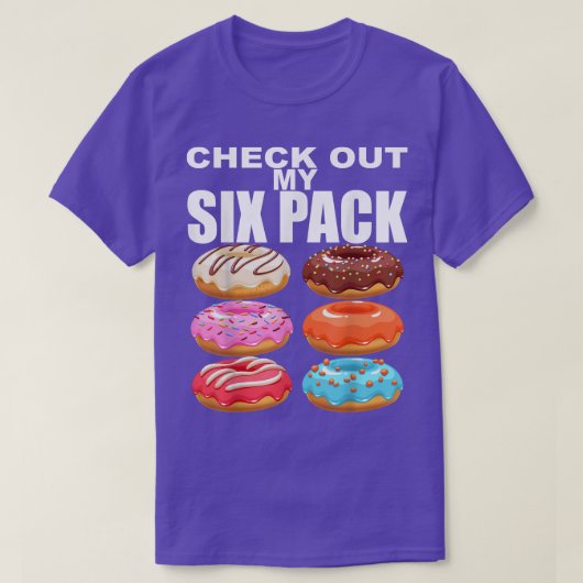 Bekijk mijn Si Pack Donut Funny Gym T-shirt (Design voorkant)