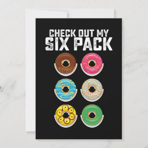 Bekijk mijn Six Pack Donut Gym Workout Fitness Kaart