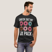Bekijk mijn Six Pack Funny Donut - Funny Gym T-shirt (Voorkant volledig)