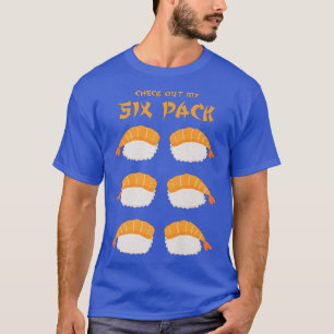 Bekijk mijn Six Pack Funny Sushi Lover Food Pun P T-shirt