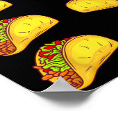 Bekijk mijn Six Pack Funny Taco Boxing Cinco De M Poster (Hoek)