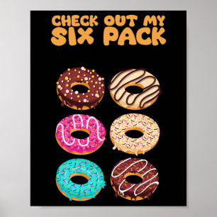 Bekijk mijn Six Pack Strength Gym Funny Bodybuild Poster