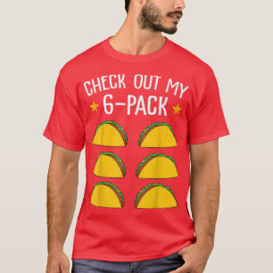Bekijk mijn Six Pack Taco Funny Cinco de Mayo Fit T-shirt