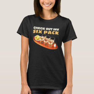 Bekijk mijn Six Pack Tequila Limoen Zout Drink H T-shirt