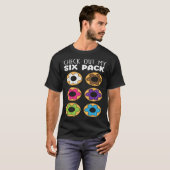 Bekijk mijn sixpack  Donut Eten   Donuts T-shirt (Voorkant volledig)