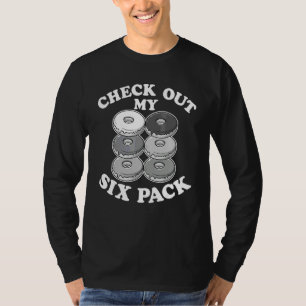 Bekijk Mijn Sixpack Donut Grappige Pun Voor Manne T-shirt