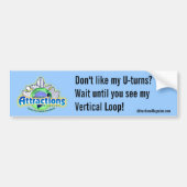 Bekijk mijn verticale lijn bumpersticker (Voorkant)