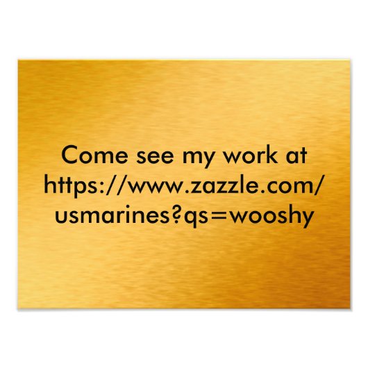 Bekijk mijn werk op https://www.zazzle.com/usmarin foto afdruk (Voorkant)