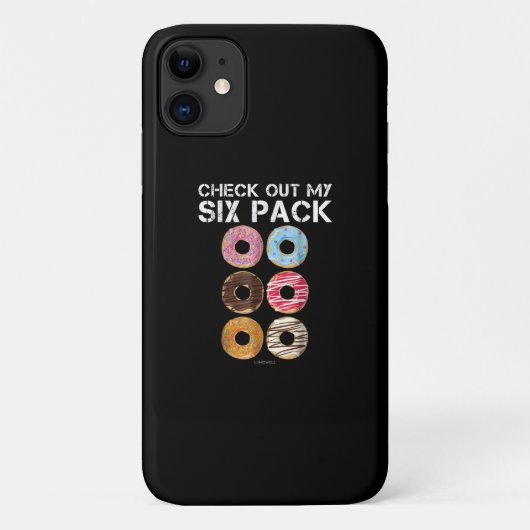 Bekijk mijn zes-pak donut - grappige gym Case-Mate iPhone case (Achterkant)
