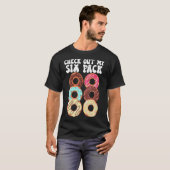 Bekijk mijn zes-pak donuts Funny Dad Bod Father T-shirt (Voorkant volledig)