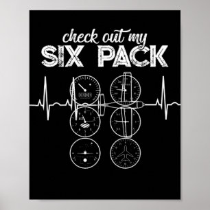 Bekijk mijn zes-pakket-piloot-luchtvaartgeldschiet poster