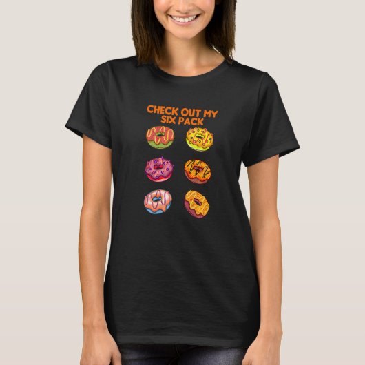 Bekijk Mijn Zes Pakking Donut T-shirt (Voorkant)
