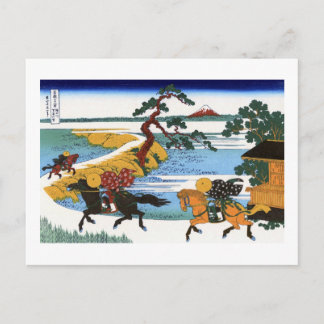 Bekijk Mt.Fuji vanuit de Sumida rivier Briefkaart