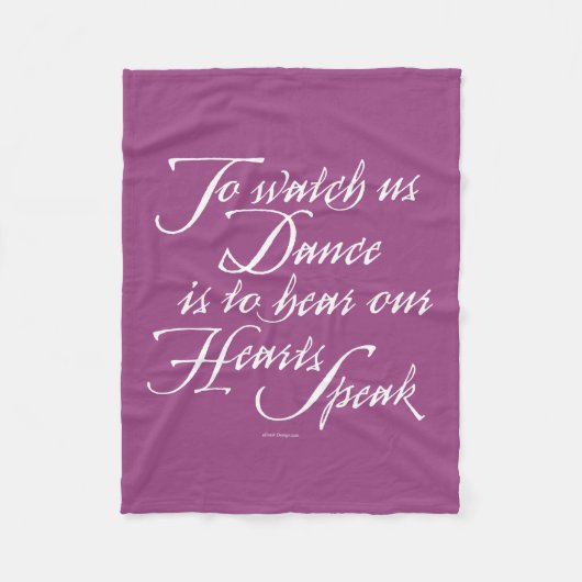 Bekijk ons Dance Fleece Deken (Voorkant)