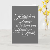 Bekijk ons Dance Kaart (Gele Bloem)