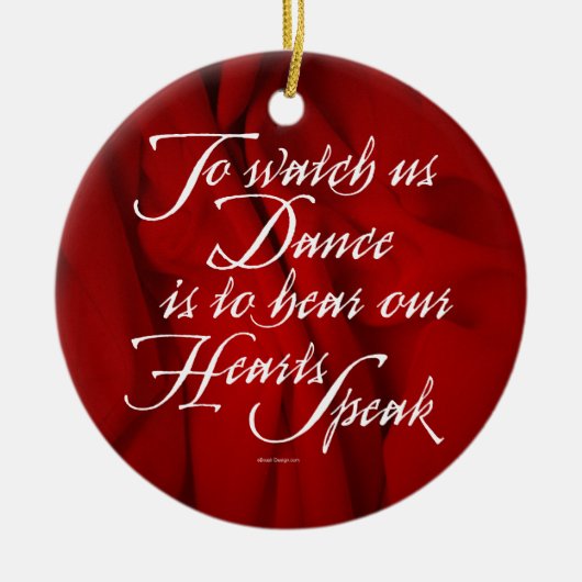 Bekijk ons Dance Keramisch Ornament (Voorkant)