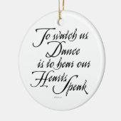 Bekijk ons Dance Keramisch Ornament (Links)