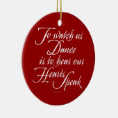 Bekijk ons Dance Keramisch Ornament (Rechts)