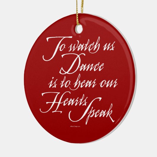 Bekijk ons Dance Keramisch Ornament (Links)